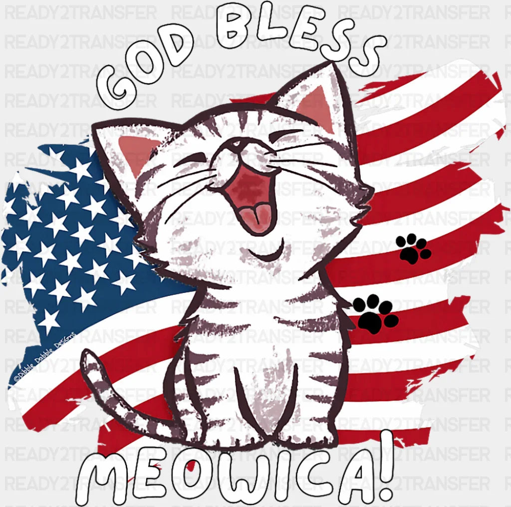 Cat Bless Meowica - Cats DTF Transfer