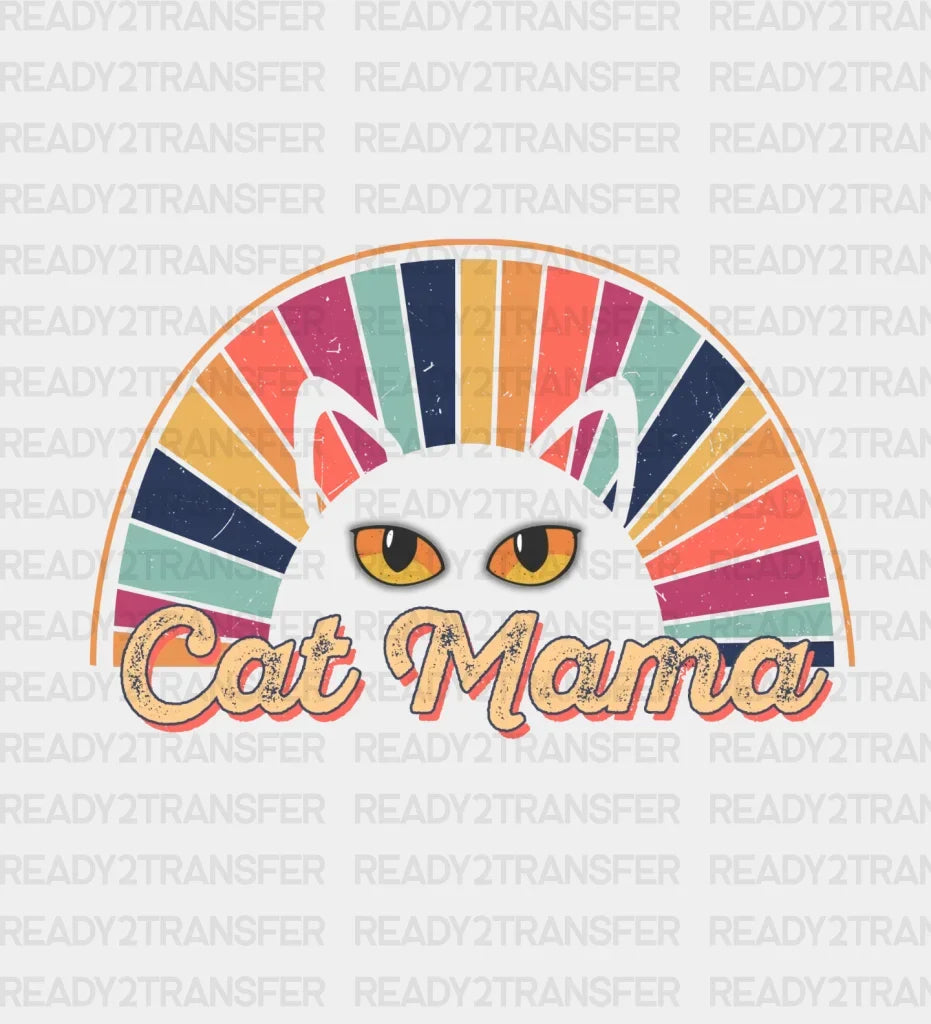 Cat Mama Dtf Transfer