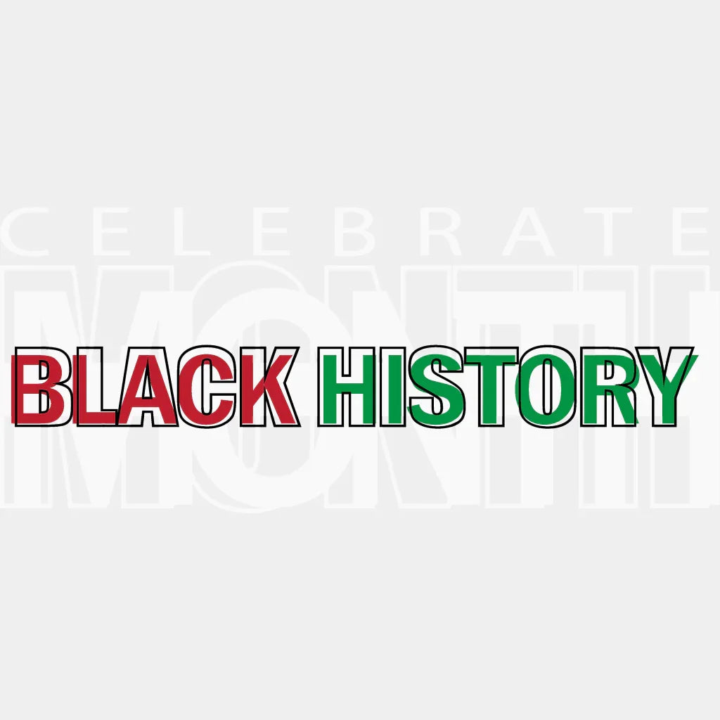 Celebrate Black History Month - Dtf Heat Transfer Adult Unisex S & M (10’) / Light Color Design