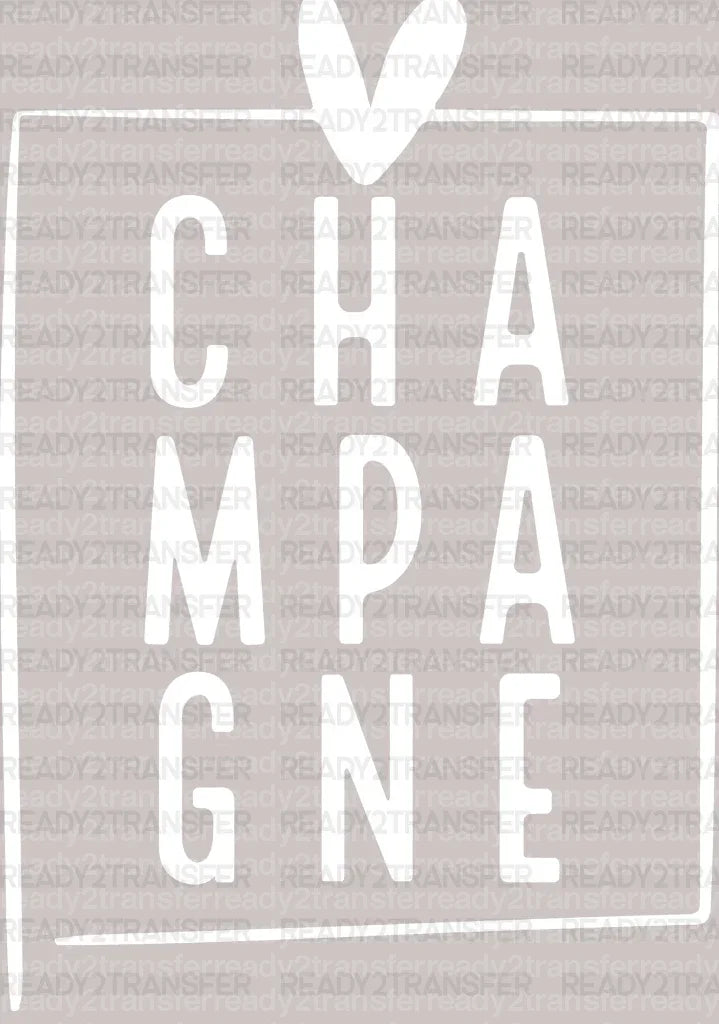 CHAMPAGNE DTF Transfer ready2transfer