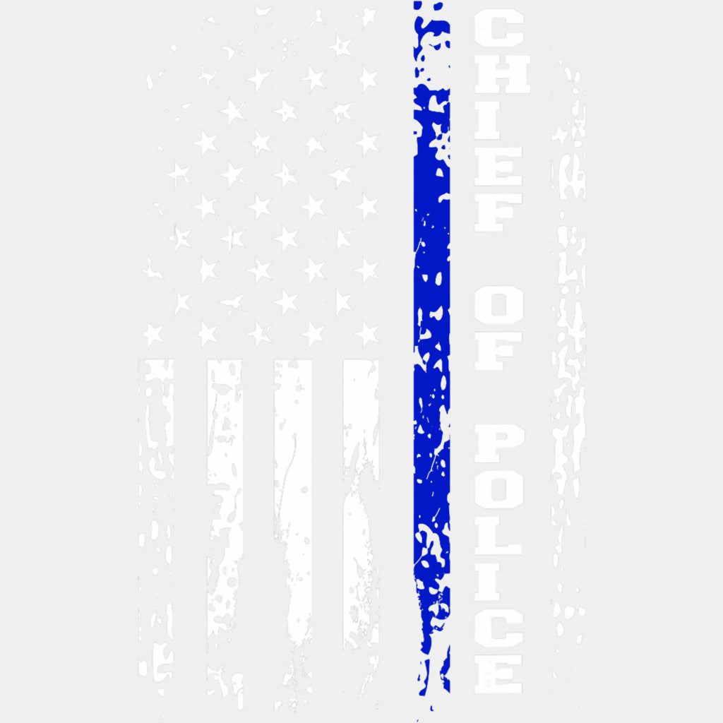 Chief Of Police - Police DTF Transfers ready2transfer Light Color Design (See Imaging)