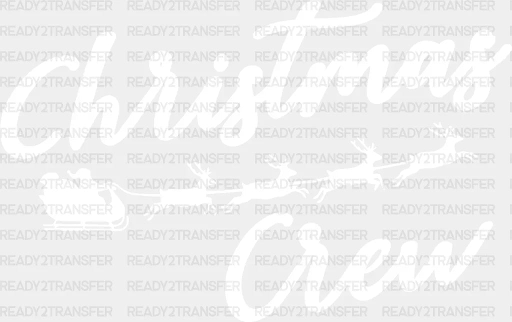 Christmas Crew Deer DTF Transfer ready2transfer