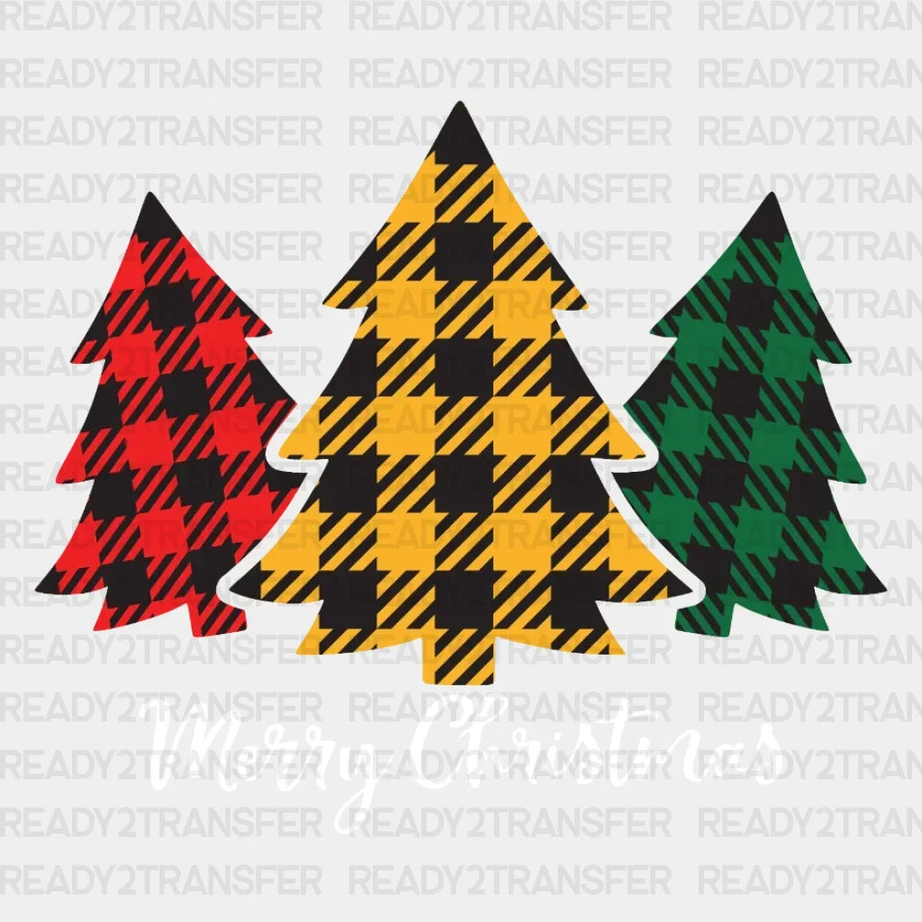 Christmas Tree DTF Transfer ready2transfer White