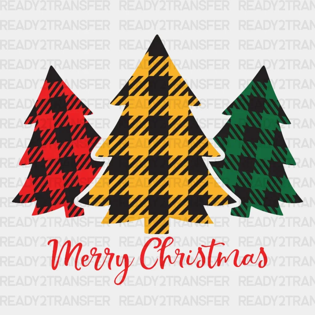 Christmas Tree DTF Transfer ready2transfer Red