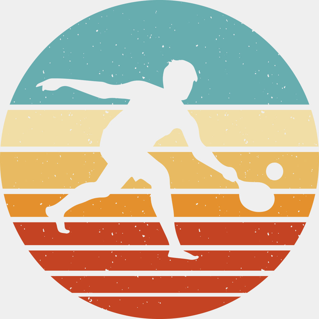 Circular Pickleball Design - Pickleball DTF Transfers ready2transfer Light Color Design (See Imaging)