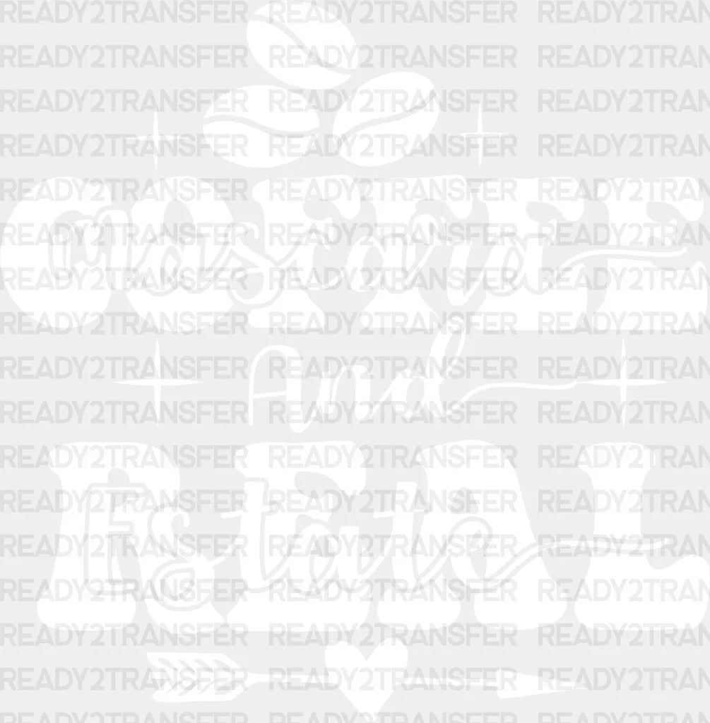 Coffee And Real Estate Design - Realtor Dtf Heat Transfer Adult Unisex S & M (10’’) / White