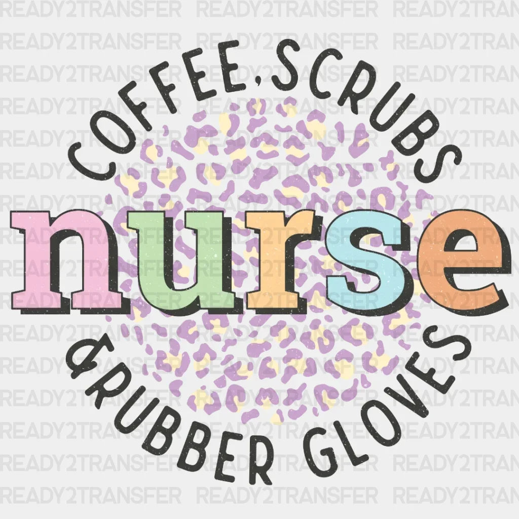 COFFEE CRUBS AND RUBBER GLOVES DTF Transfer ready2transfer
