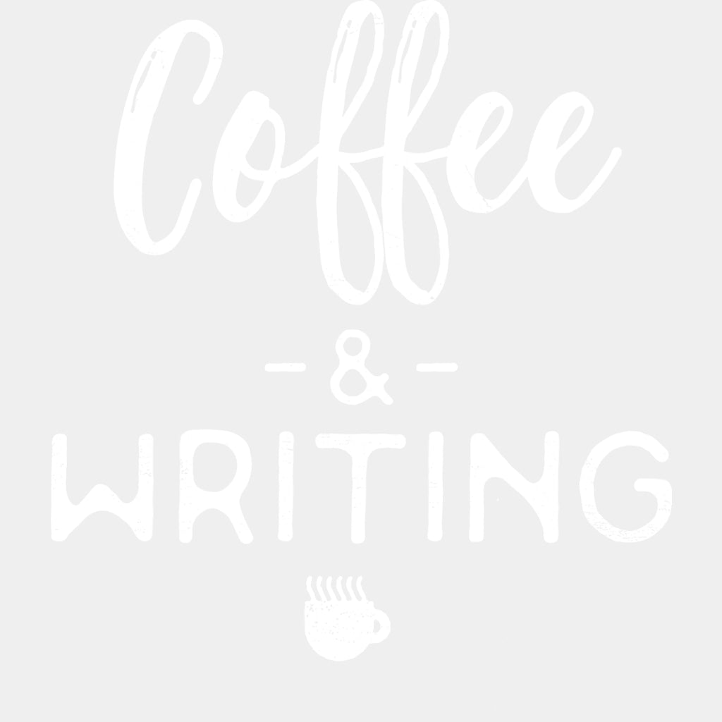 Coffee & Writing - Writing DTF Transfers ready2transfer Light Color Design (See Imaging)