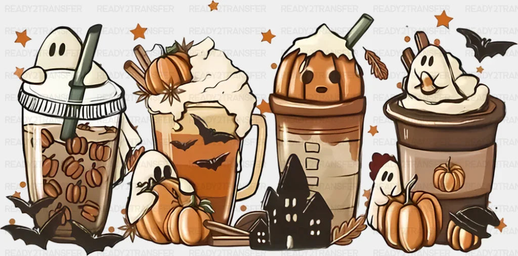 Coffees - Halloween DTF Transfer