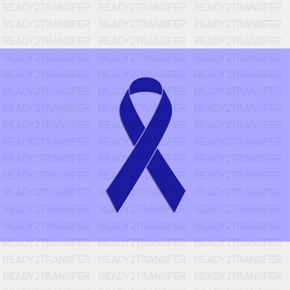 Colon Cancer Awareness Flag - Cancer Awareness DTF Transfers ready2transfer