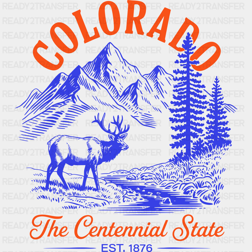 Colorado The Centennial State - States & Cities DTF Transfer ready2transfer