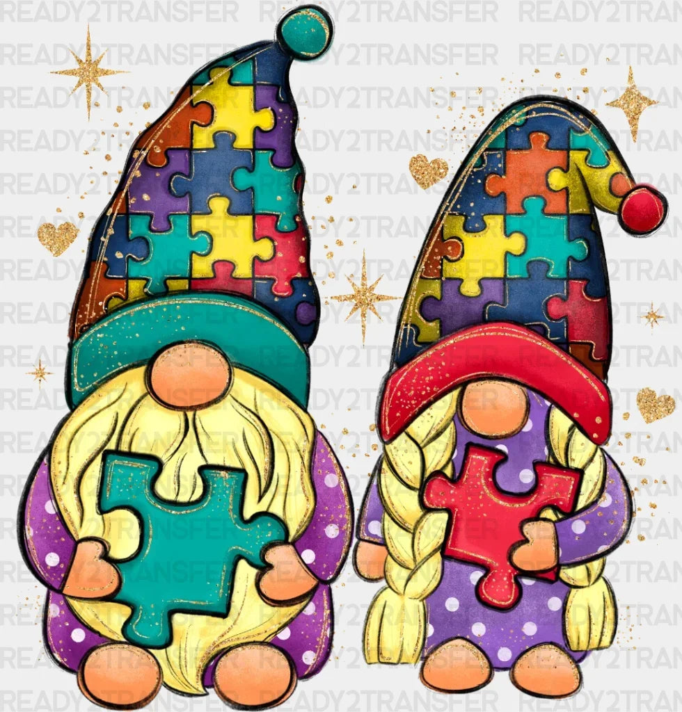 Colorful Dwarf Puzzle DTF Transfer ready2transfer