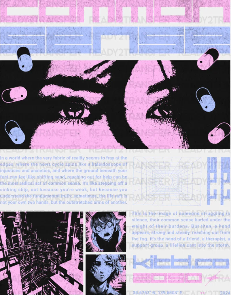 Common Sense - Anime Dtf Heat Transfer