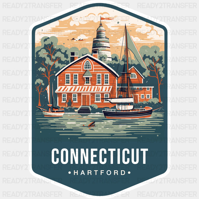 Connecticut Hartford - States & Cities DTF Transfer ready2transfer