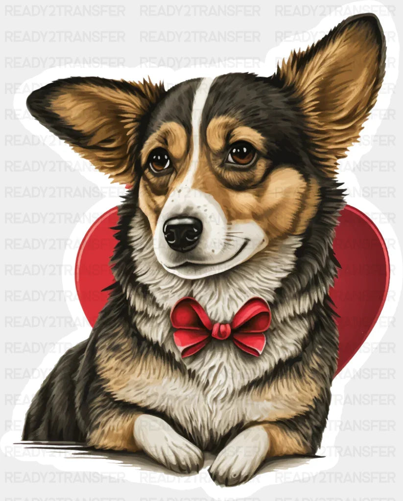 Corgi Bowtie - Dogs DTF Transfer