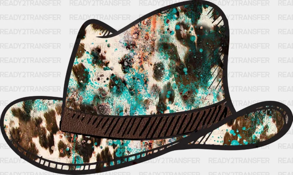 Cowboy Hat Dtf Transfer