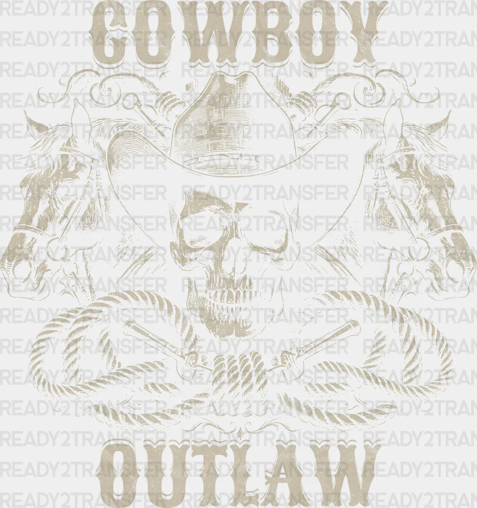 Cowboy Outlaw Design - Rodeo Dtf Transfers