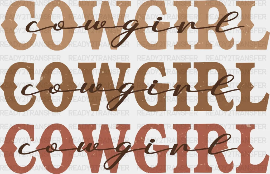 Cowgirl Dtf Transfer