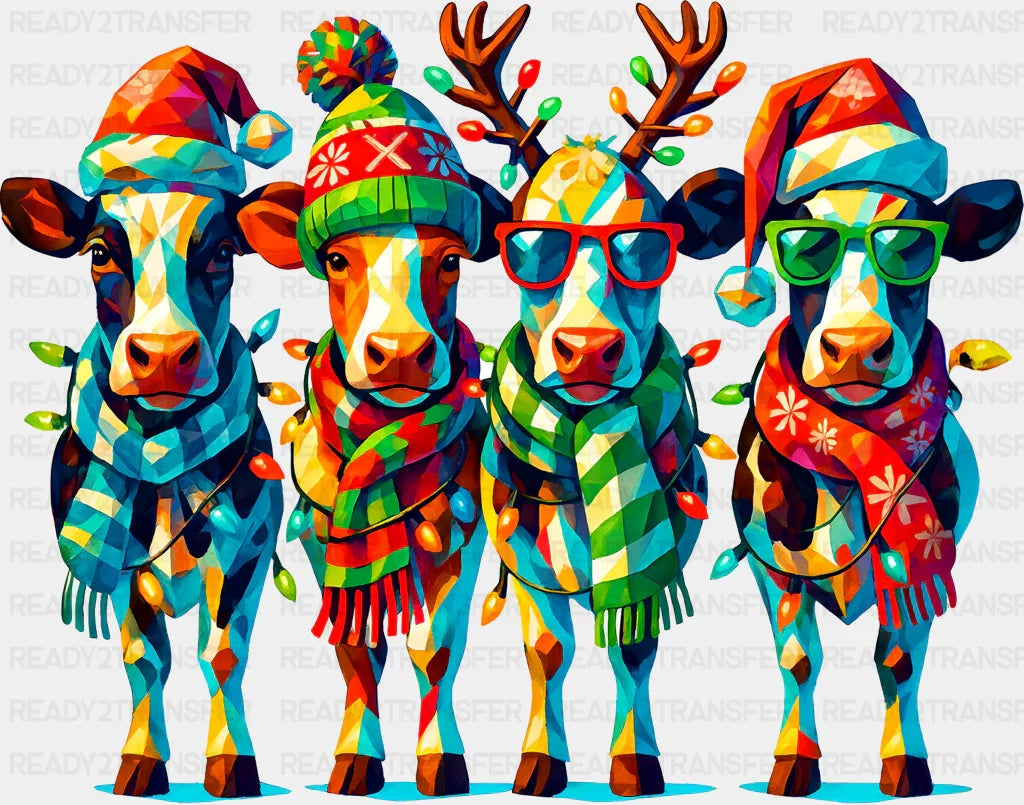 Cows - Christmas DTF Transfer