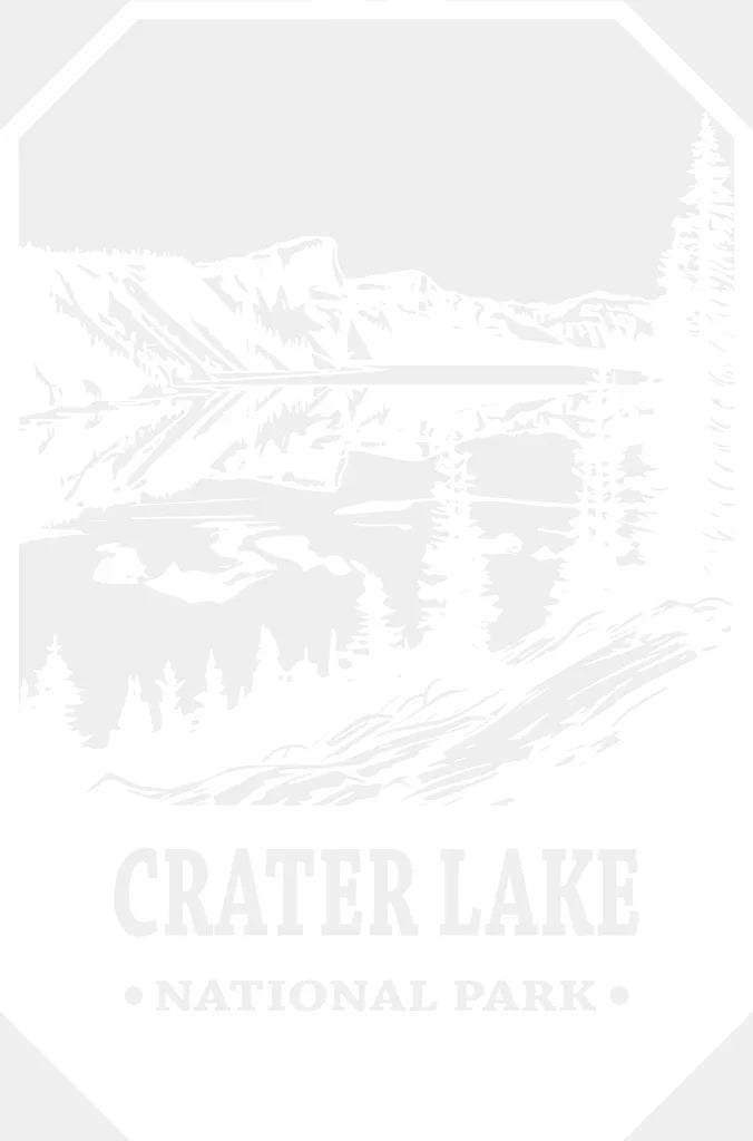 Crater Lake National Park Design - Parks Dtf Transfers Adult Unisex S & M (10’) / White