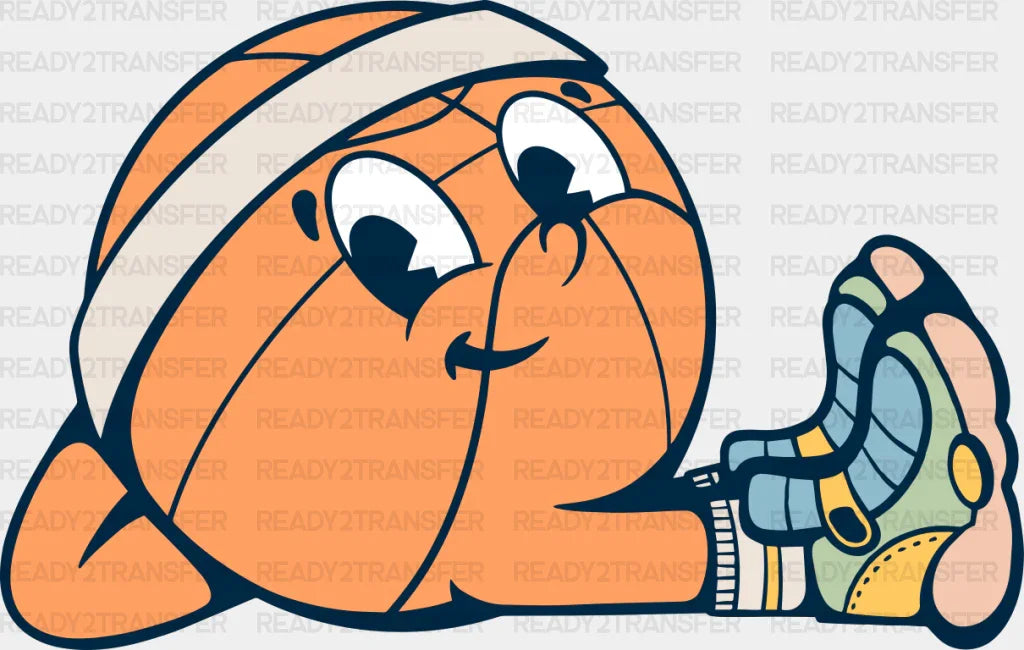 Cute Basketball Stretching - Dtf Transfer