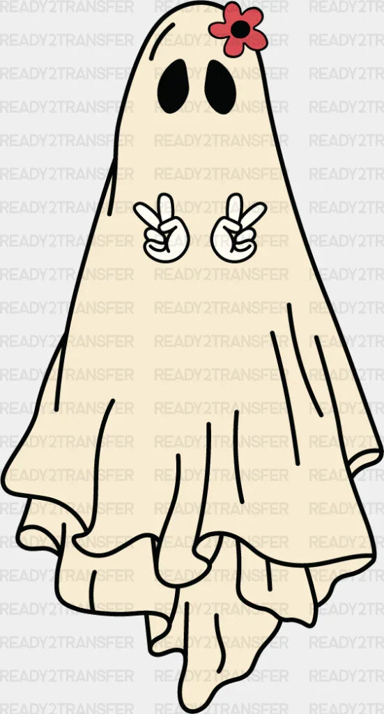 Cute Ghost DTF Transfer ready2transfer