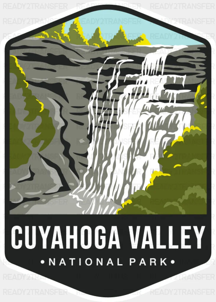 Cuyahoga Valley National Park Colorful Design - National Parks DTF Transfer ready2transfer