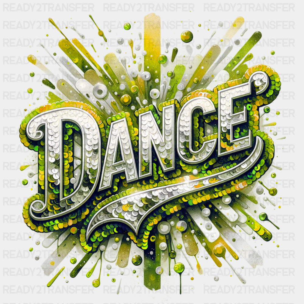 Dance Lime Green - Dancing DTF Transfers ready2transfer