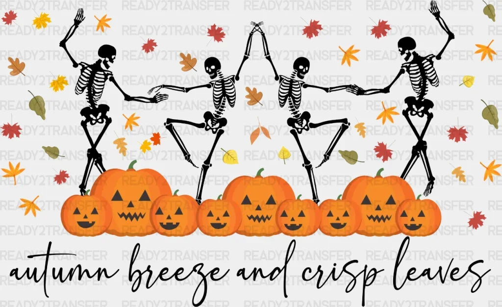 Dancing Skeletons DTF Transfer ready2transfer