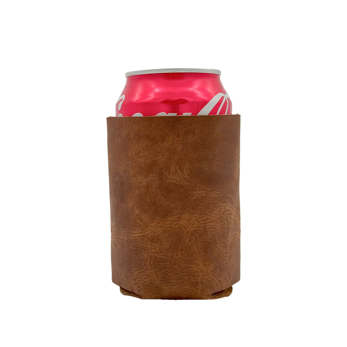 Custom Engraved Leather Can Holder