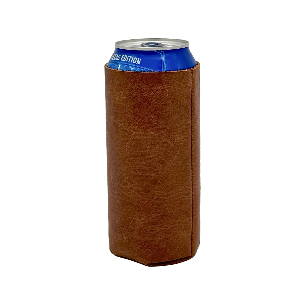 Custom Engraved Leather Can Holder