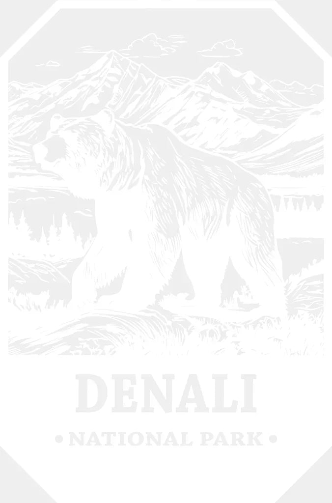 Denali National Park Design - National Parks DTF Transfers ready2transfer White