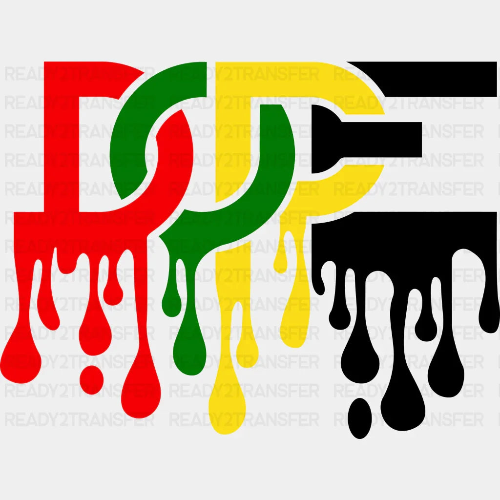 Dope Blm Dtf Transfer Adult Unisex - S & M (10’) / Black