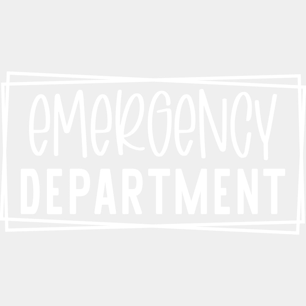 Emergency Department Rectangular - ER Nurse DTF Transfers ready2transfer Light Color Design (See Imaging)