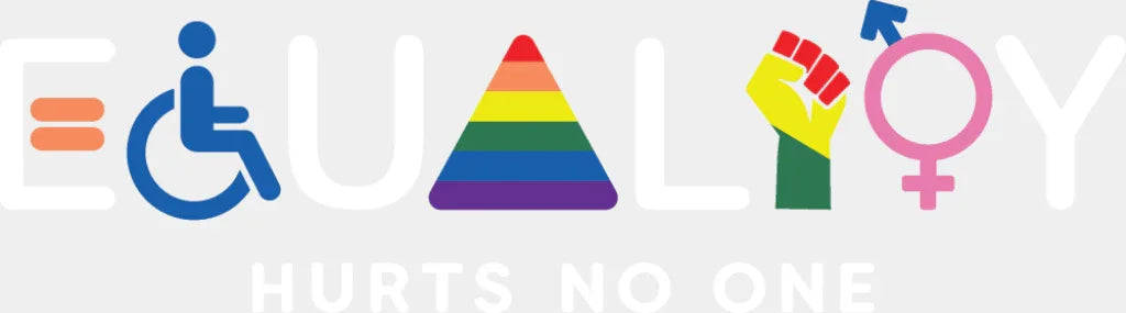 Equality Hurts No One - LGBTQ + DTF Transfer Adult Unisex - S & M (10’’) / Light Color Design (See Imaging)