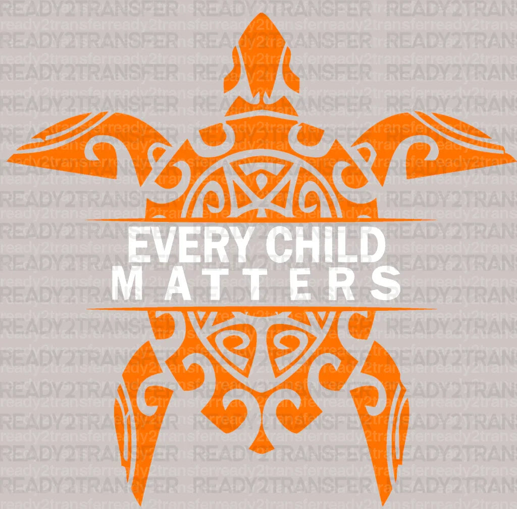 Every Child Matters Turtle DTF Transfer - ready2transfer
