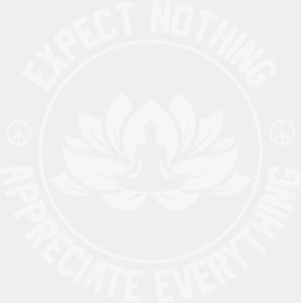 Expect Nothing Appreciate Everything - Yoga Dtf Heat Transfer Adult Unisex S & M (10’’) / White