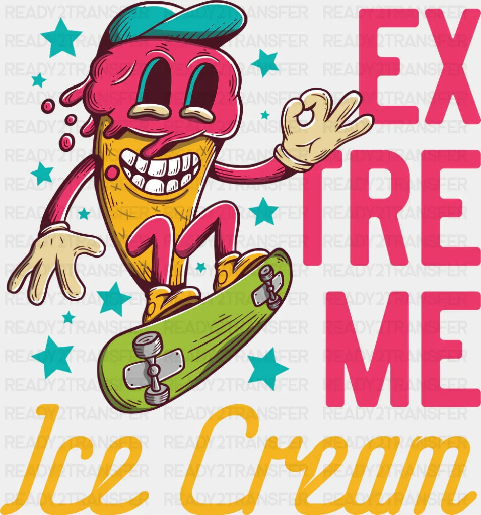 Extreme Ice Cream - Funny DTF Transfer
