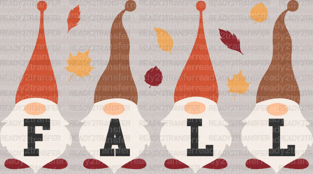 FALL Gnomes DTF Transfer ready2transfer