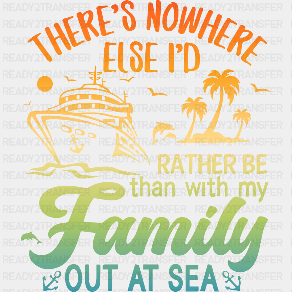 Family Out At Sea - Family Cruise DTF heat transfer ready2transfer