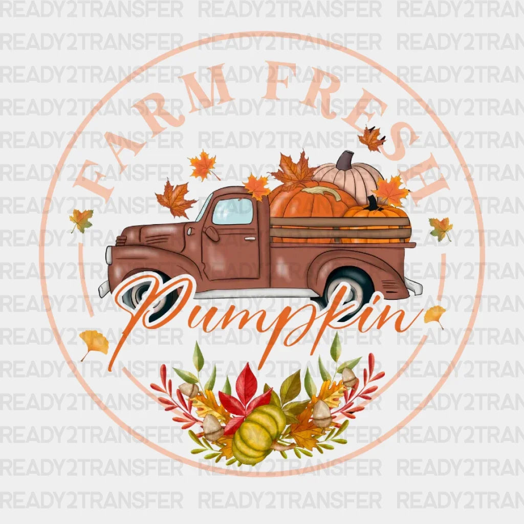 Farm Fresh Pumpkin Dtf Transfer