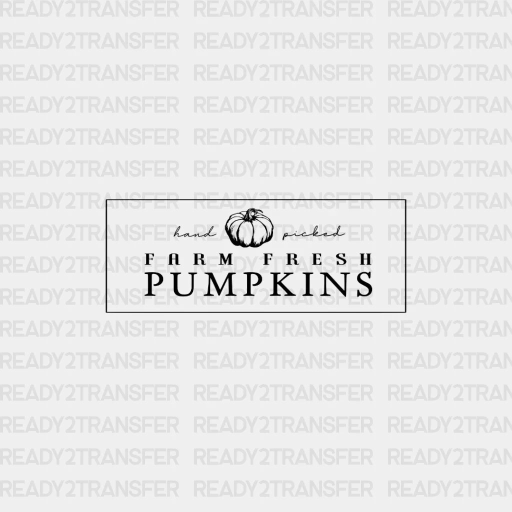 Farm Fresh Pumpkins DTF Transfer ready2transfer