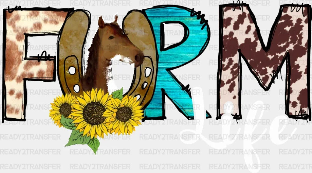 Farm Life Dtf Transfer
