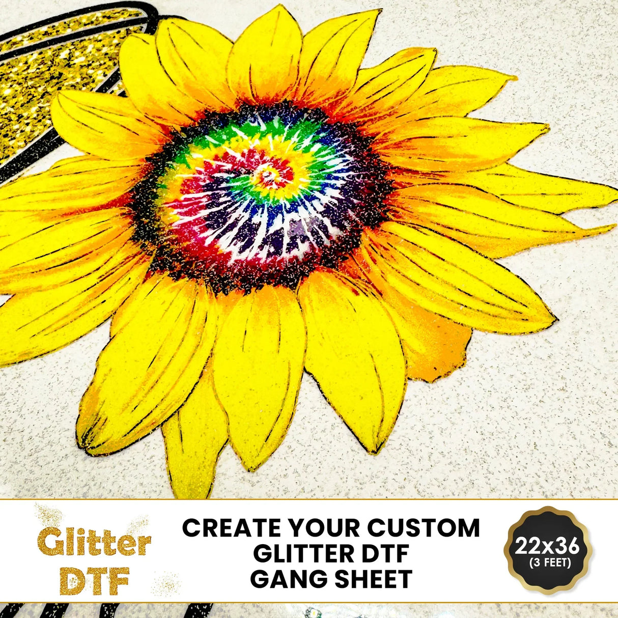 Custom Glitter DTF Gang Sheet Builder