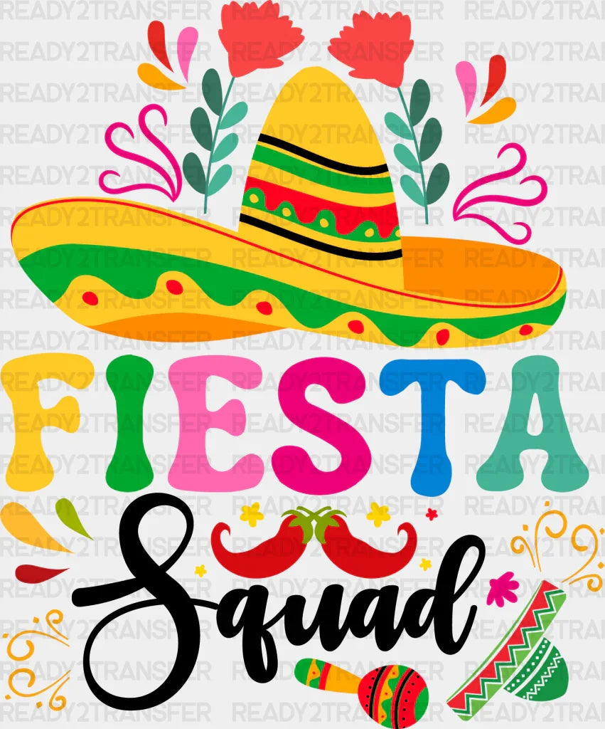 Fiesta Squad Dtf Transfer