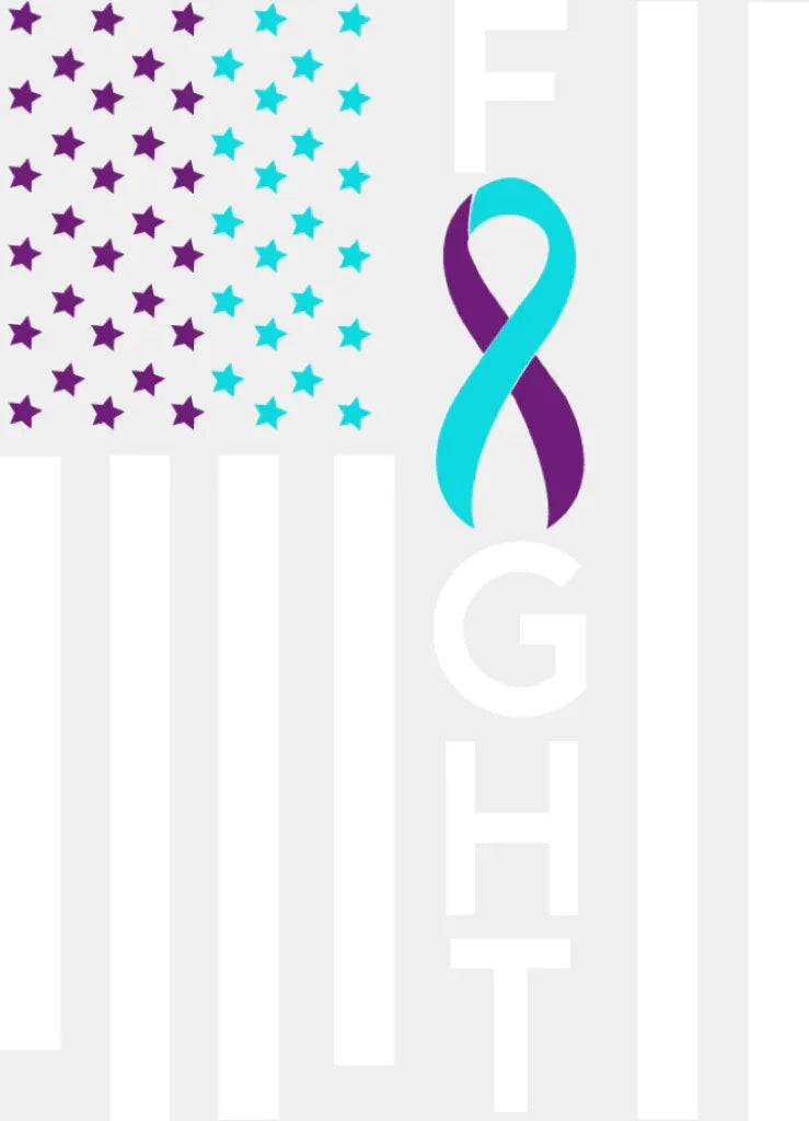 Fight - Suicide Awareness DTF Transfer Adult Unisex - S & M (10’’) / Light Color Design (See Imaging)