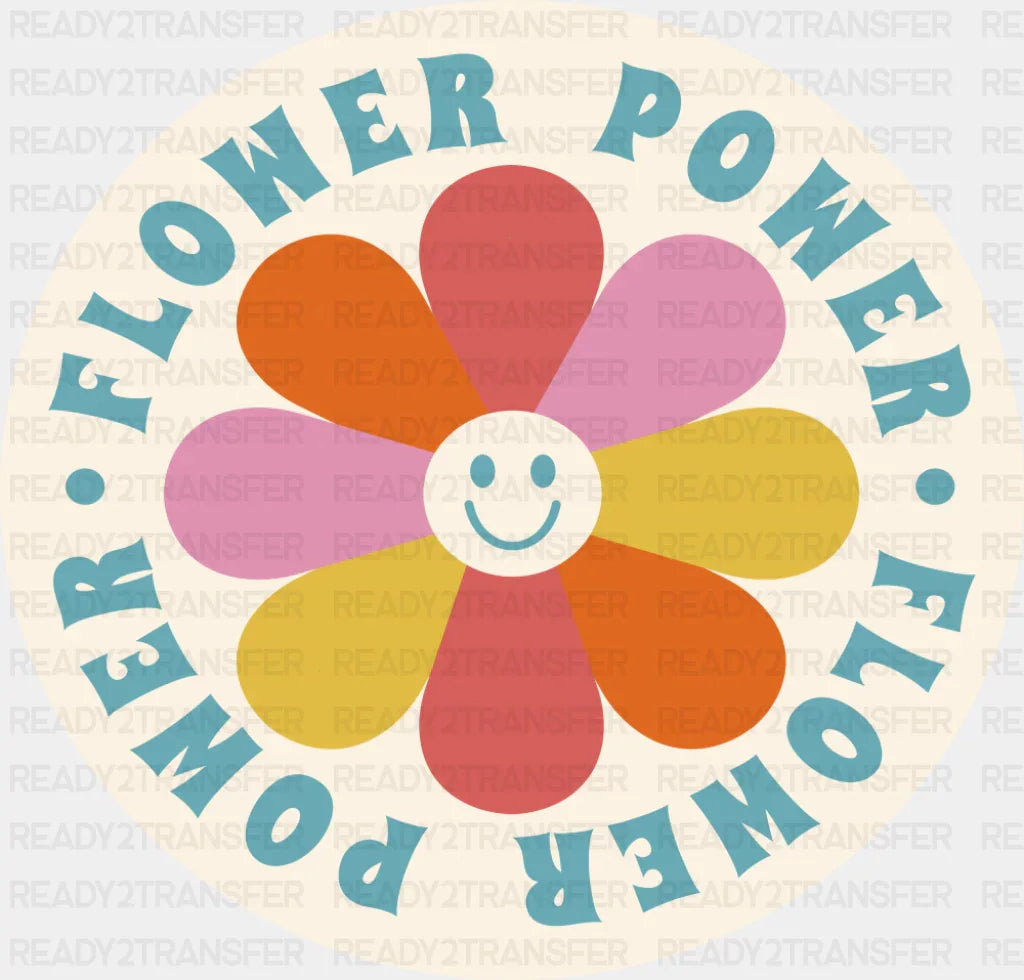 Flower Power - Minimal UV Sticker Permanent UV DTF Decal