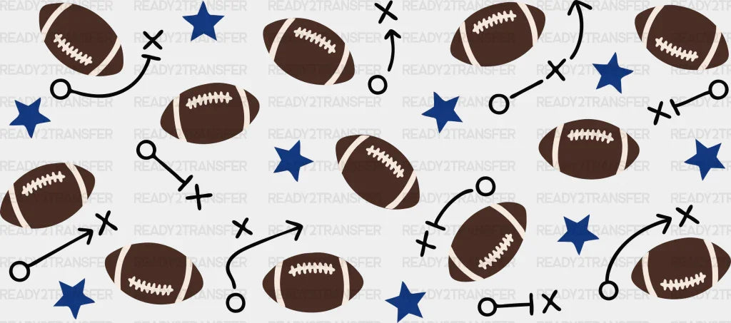 Football Tactics - Cup Wrap Uv Sticker Permanent Dtf Decal
