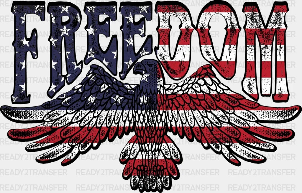 Freedom 4Th Of July Dtf Heat Transfer Independence Day Design Fourth