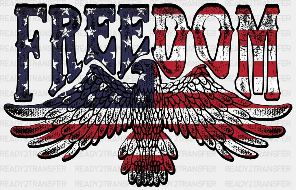 Freedom 4Th Of July Dtf Heat Transfer Independence Day Design Fourth